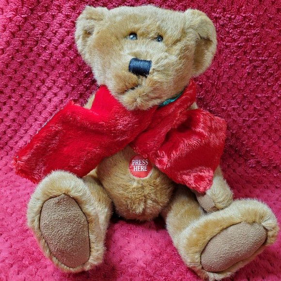 Dan Dee Teddy Bear Singing 'We Wish You a Merry - Picture 1 of 7